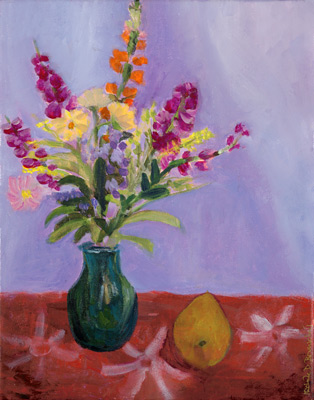 Blue Vase by Michele Brunschvig Dariele